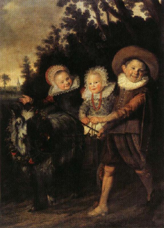 HALS, Frans The Group of Children Germany oil painting art